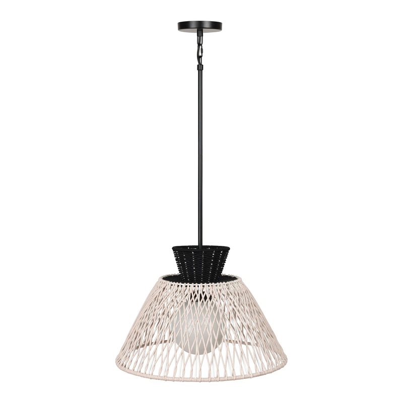Jelice 24″ Outdoor Pendant Black