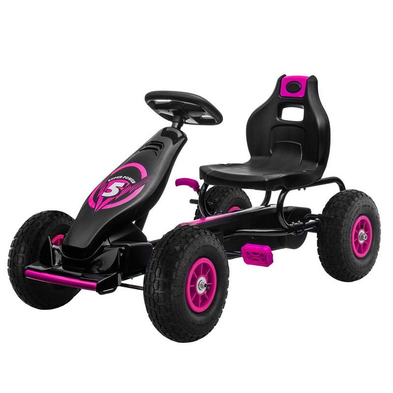Kahuna G18 Kids Ride On Pedal Go Kart – Rose Pink
