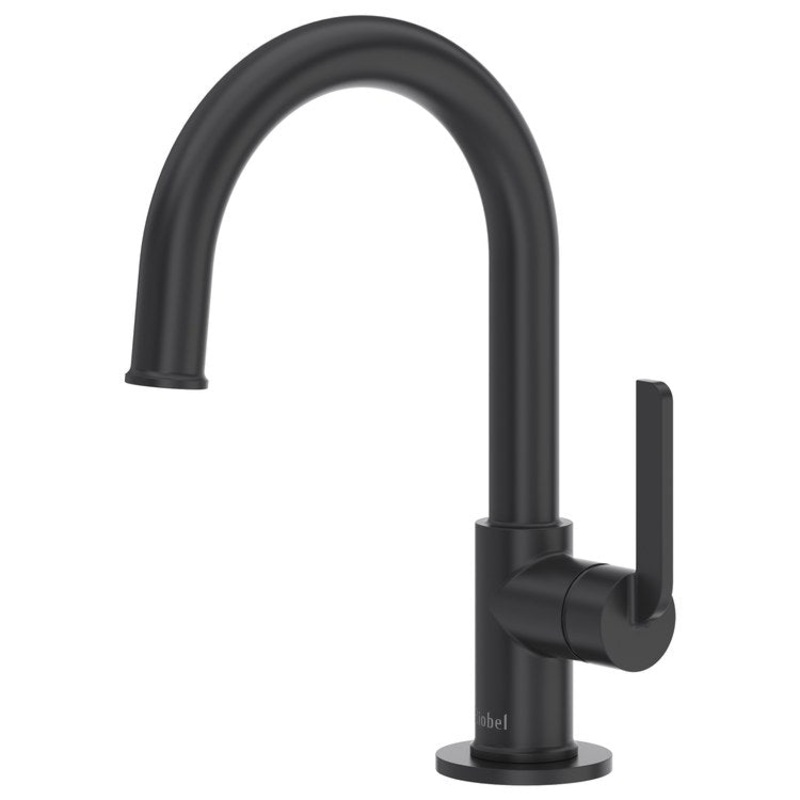 Lavatory Faucet Authentica 1 Lever ADA Watersense Black 1.2 Gallons per Minute Deck Mount Push 1 Hole