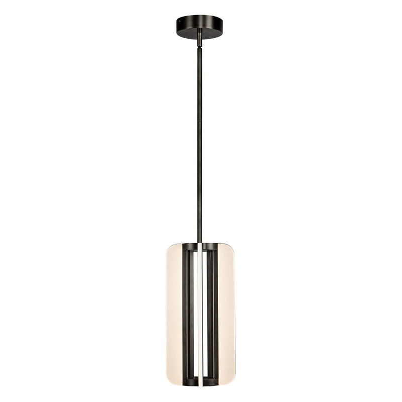LED Pendant from the Anders Collection in Urban Bronze Finish by Alora