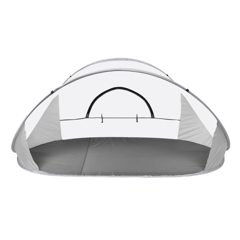 Mountview Pop Up Tent Camping Beach Grey