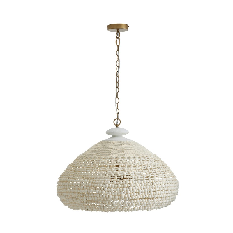 Arteriors 85022 Lilo Three Light Chandelier White
