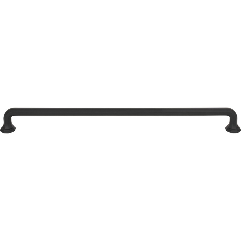 Atlas Homewares Elizabeth Pull 12 Inch (c-c) Matte Black
