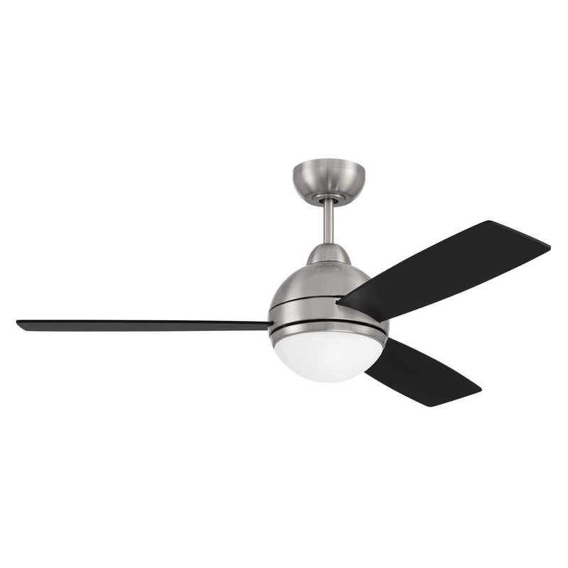 Craftmade KNE48BNK3 Keen 48″Ceiling Fan Brushed Polished Nickel