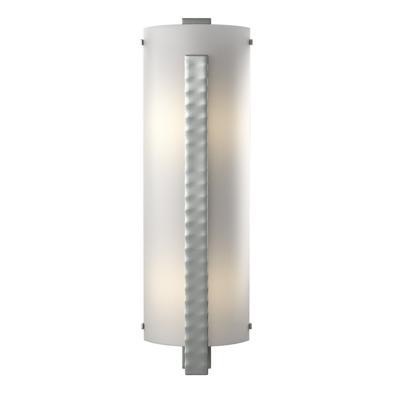 Forged Vertical Bar Large Sconce Vintage Platinum