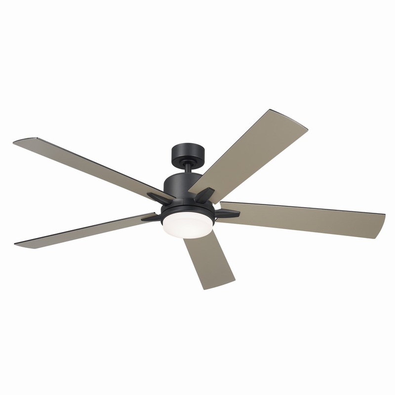 Kichler 330060SBK 60″ Ceiling Fan, Satin Black