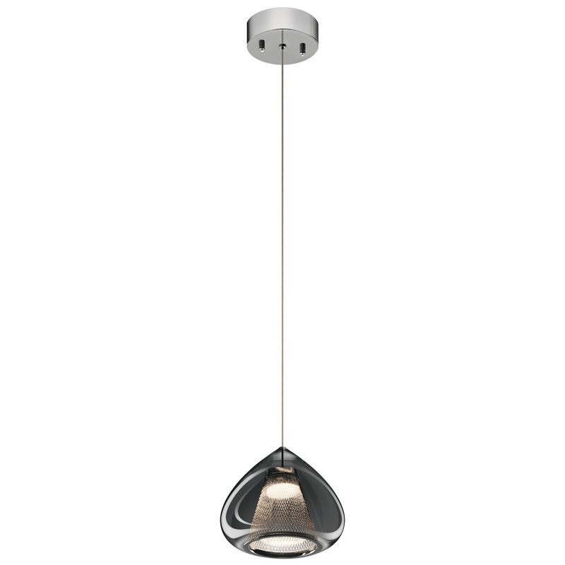 Kichler 84020 LED Mini Pendant, Chrome