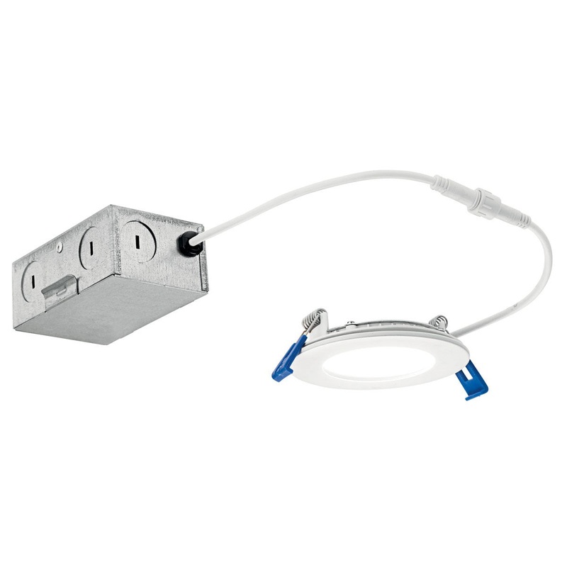 Kichler DLSL03R2790WHT LED Downlight, Textured White