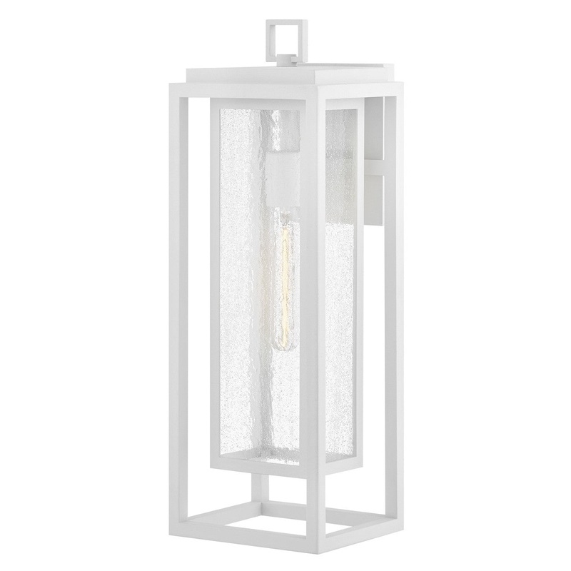 LED Wall Mount from the Republic Collection in Textured White Finish by Hinkley