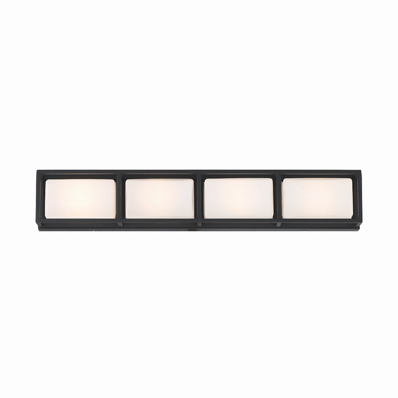 LED Wall Sconce from the Tamar Collection in Black Finish by Eurofase