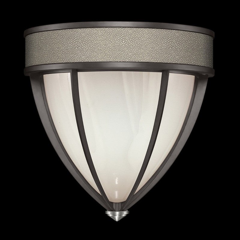 Mirage 12.25″H Sconce Midnight Steel/Nickel/Coco