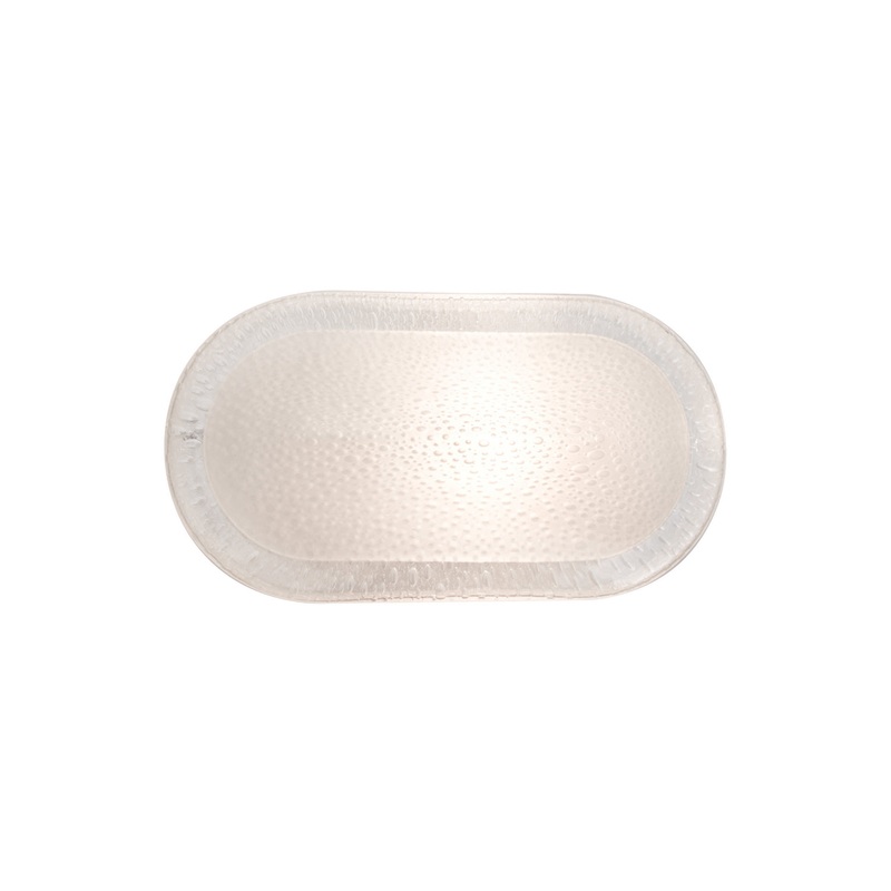 One Light Vanity from the Cabo Collection in Chrome Finish by Besa