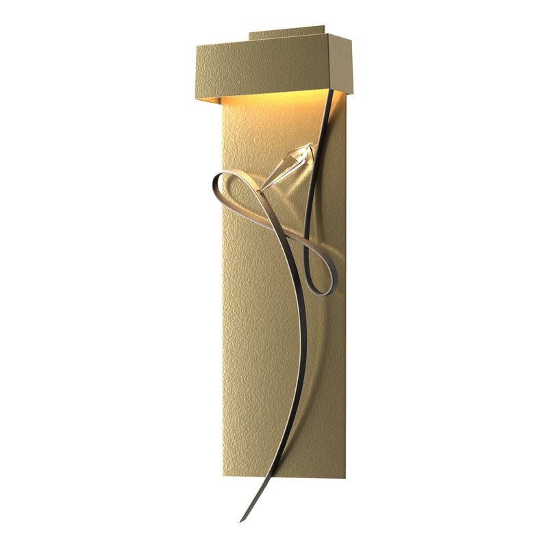 Rhapsody LED Sconce Modern Brass Natural Iron