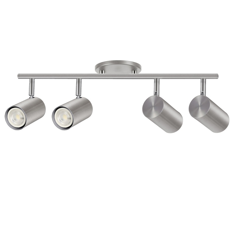 Taylor 4-Light Track Light Satin Chrome