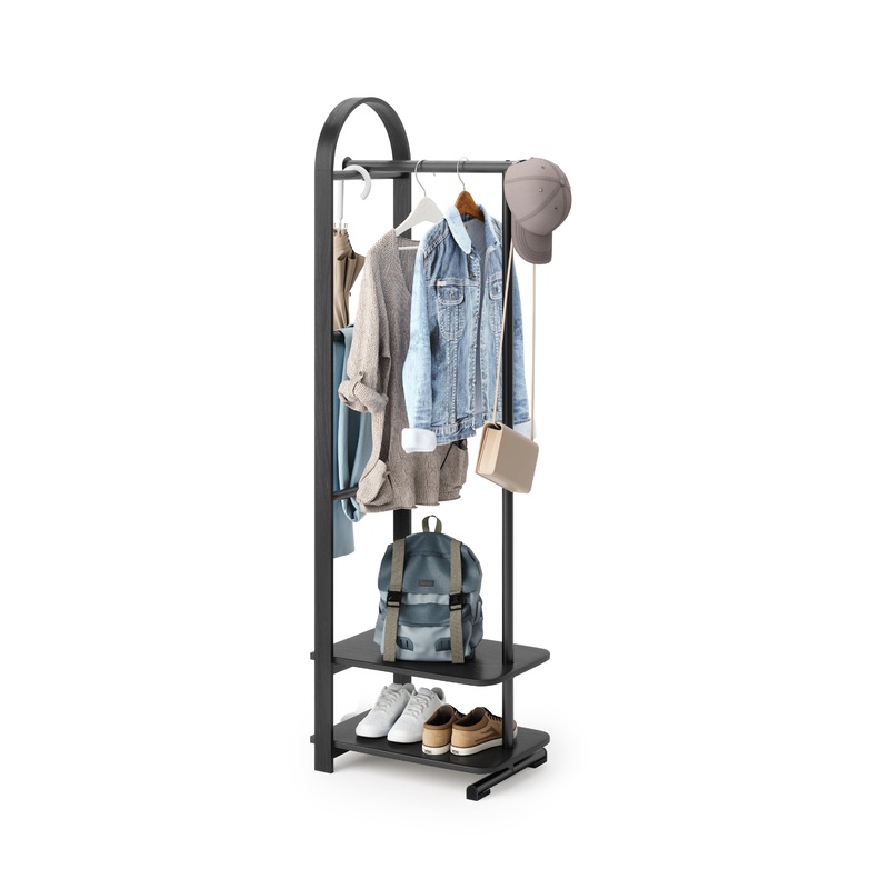 Bellwood Coat Rack Black