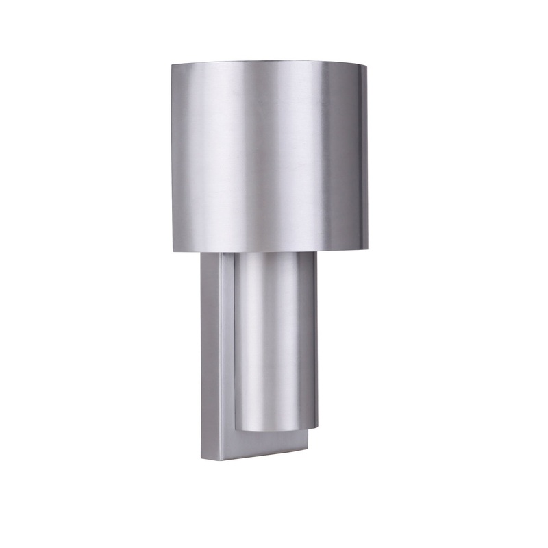 Craftmade ZA5102-SA-LED Midtown LED Wall Sconce Satin Aluminum