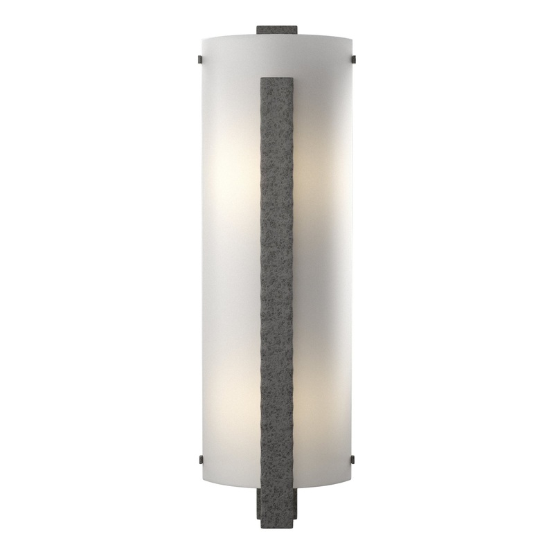Forged Vertical Bar Large Sconce Natural Iron