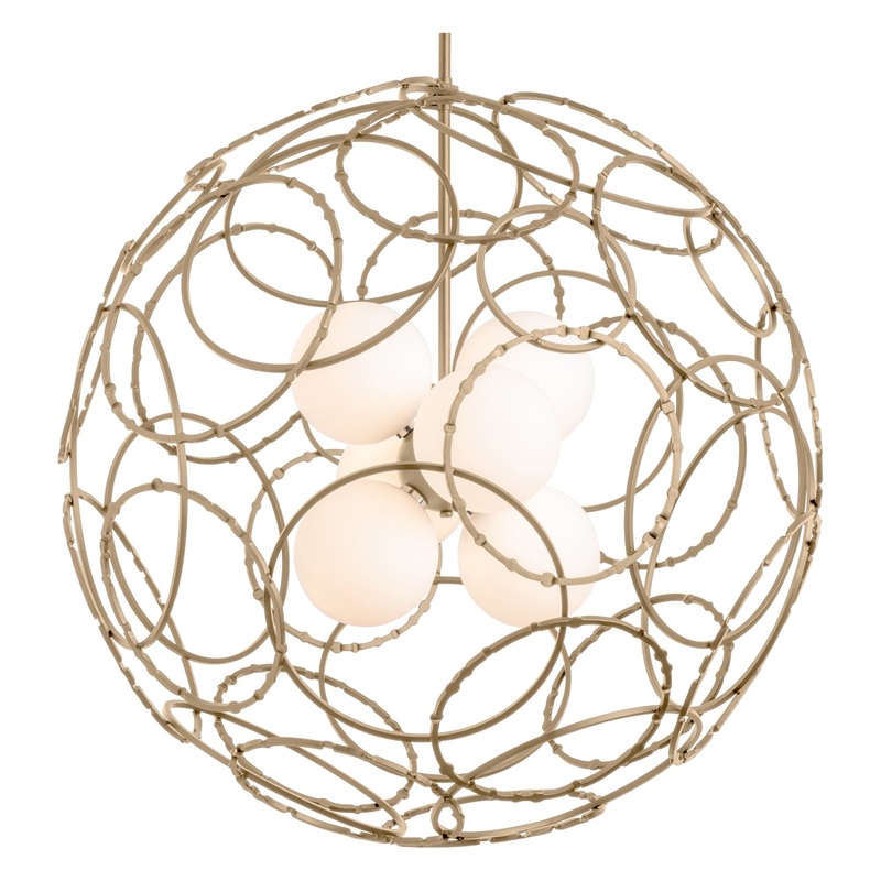 Olympus Orb Pendant Soft Gold