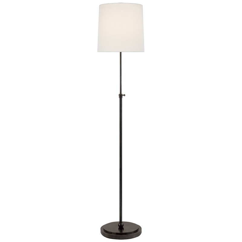 One Light Floor Lamp from the Bryant Collection in Bronze Finish by Visual Comfort Signature