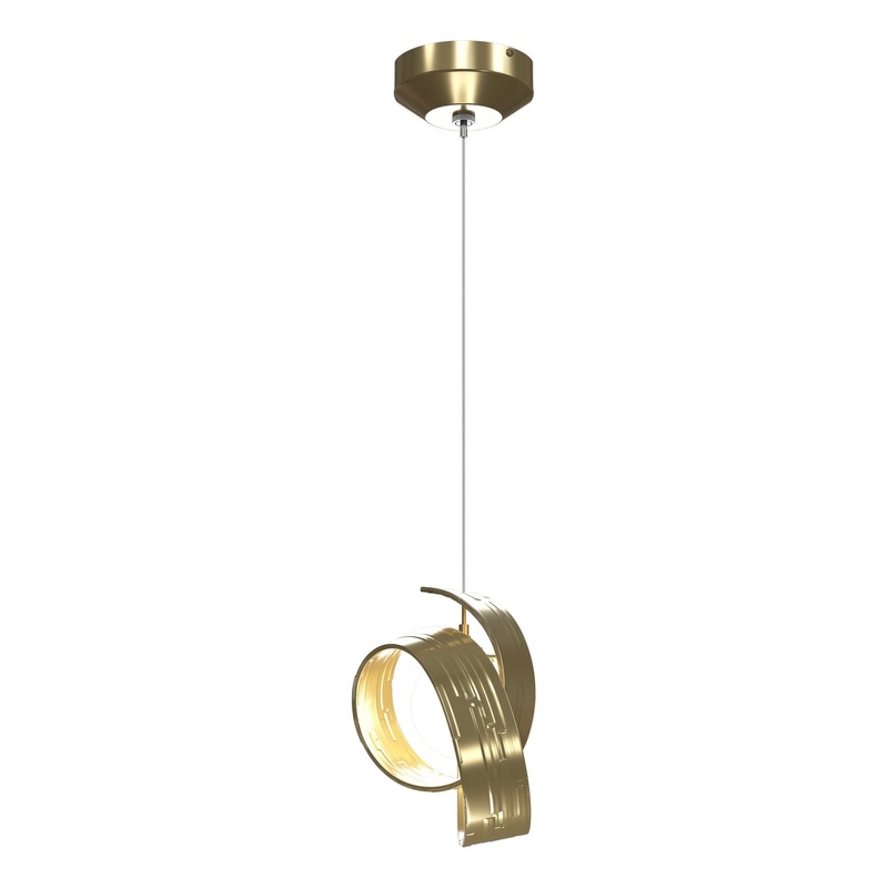 Riza Low Voltage Mini Pendant Modern Brass