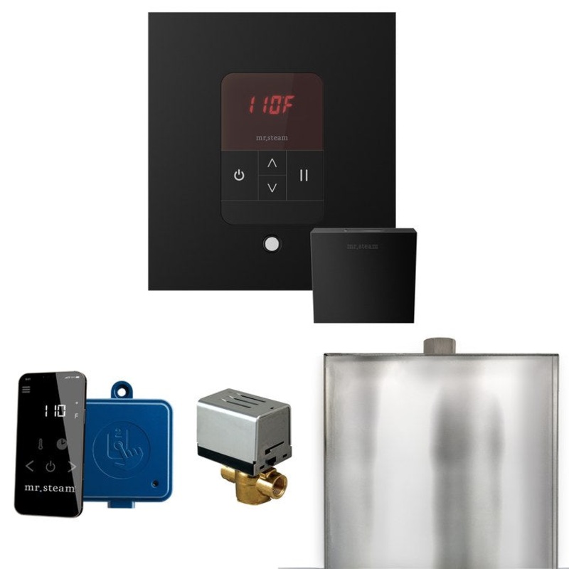 Steam Kit Basic Butler Matte Black Control Package Square