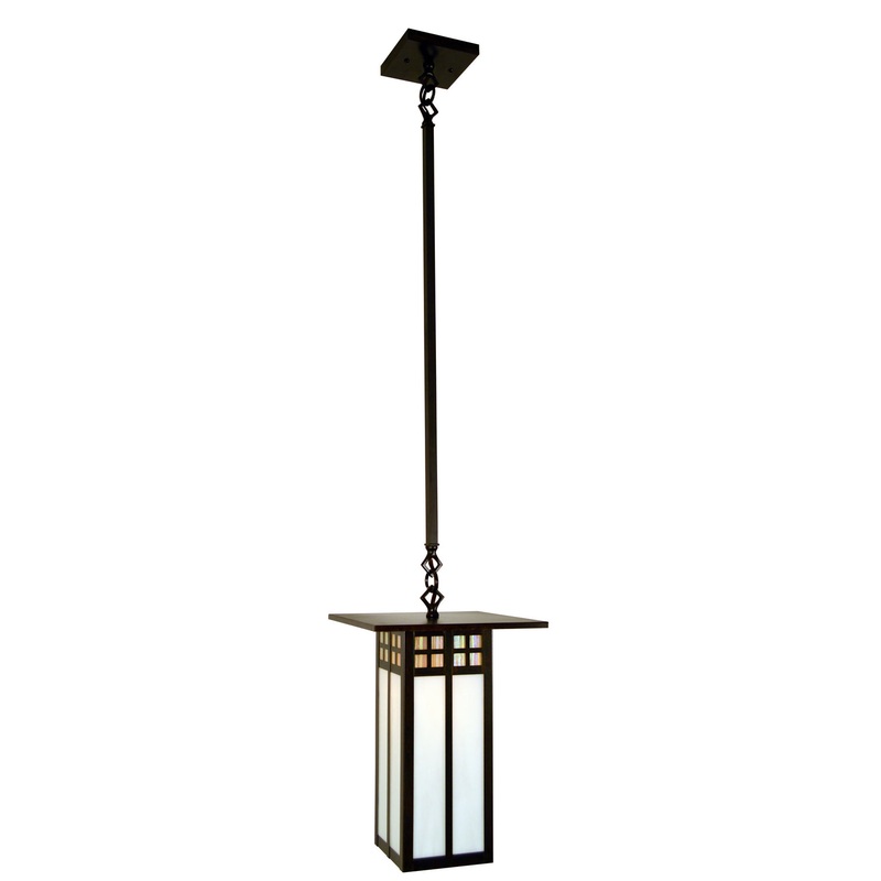 Arroyo GSH-9LGWC-BZ Glasgow One Light Pendant Bronze