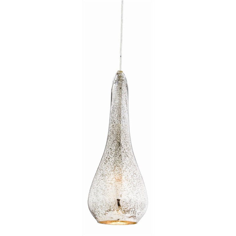 Arteriors 42514 Arianna One Light Pendant Antique Mercury