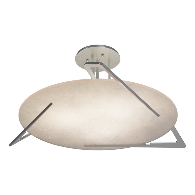 Callisto Semi-Flush Vintage Platinum