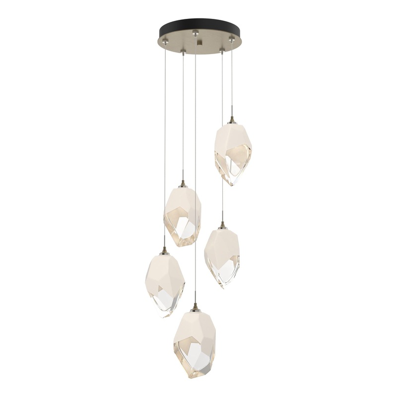 Chrysalis 5-Light Large Crystal Pendant Soft Gold White Crystal (WP)