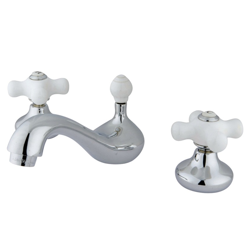Kingston Brass KS941CX 8 to 16 in. Widespread Bathroom Faucet, Polished Chrome