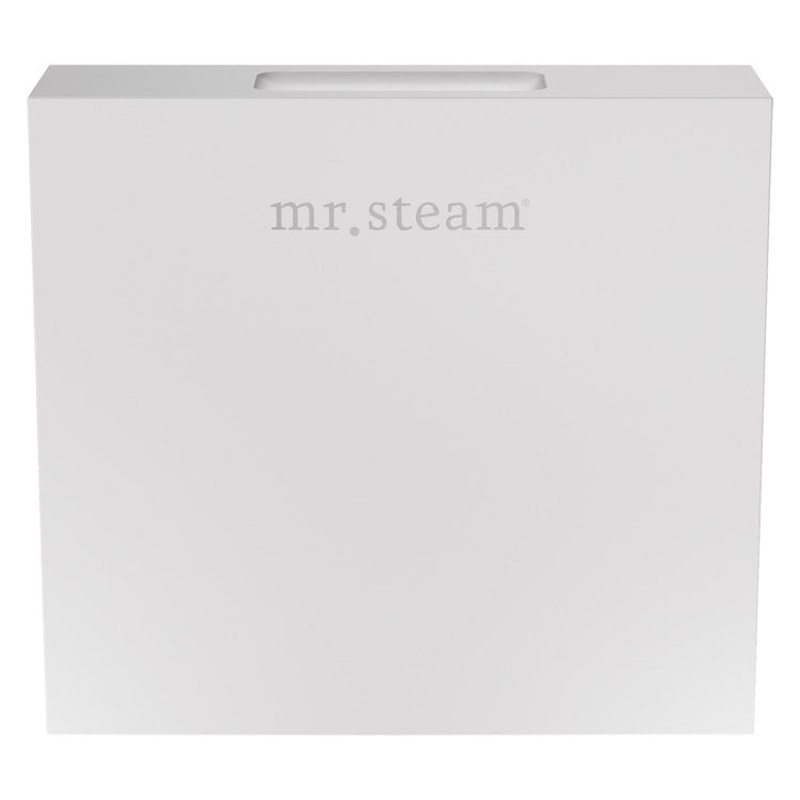 Steamhead Aroma Designer Finish Square with Aromatherapy Reservoir Solid Brass White 3 Inch