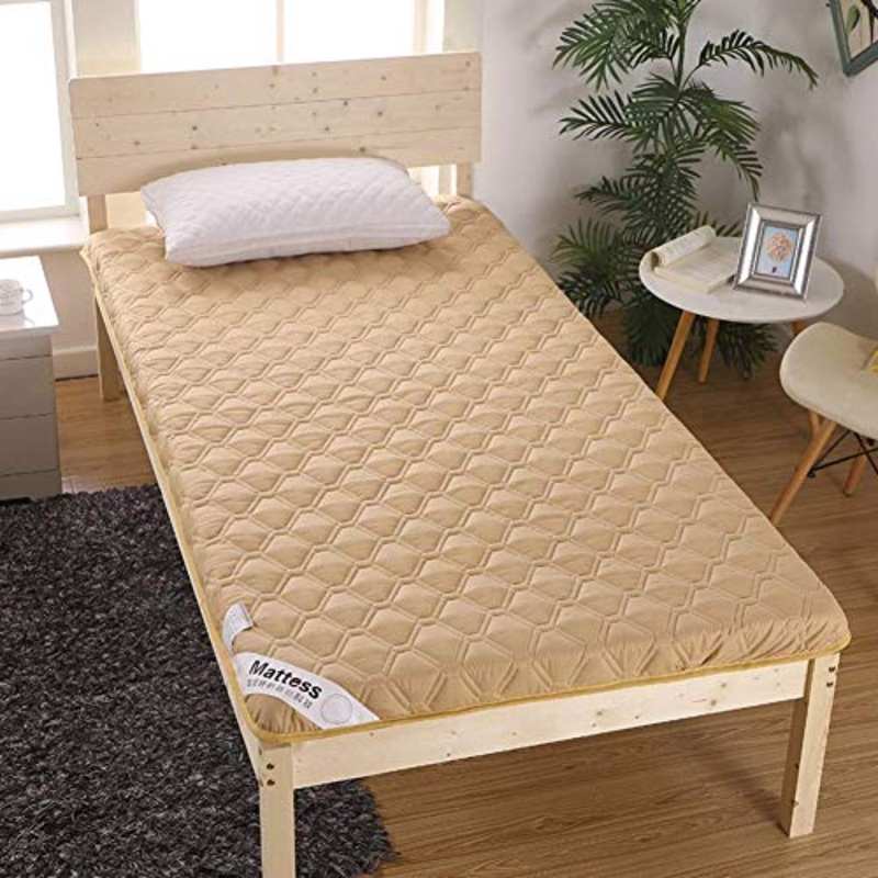Z&HA Tatami Tappetino, 5 cm di Spessore Tappetino futon MattressTopper Tradizionale Giapponese futon ispessite Queen Size Standard Dimensione Dorm,F,80x190cm