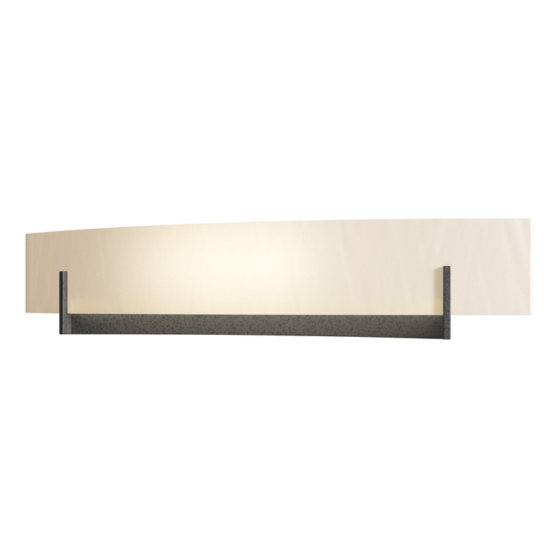 Axis Large Sconce Natural Iron White Art Glass (BB)