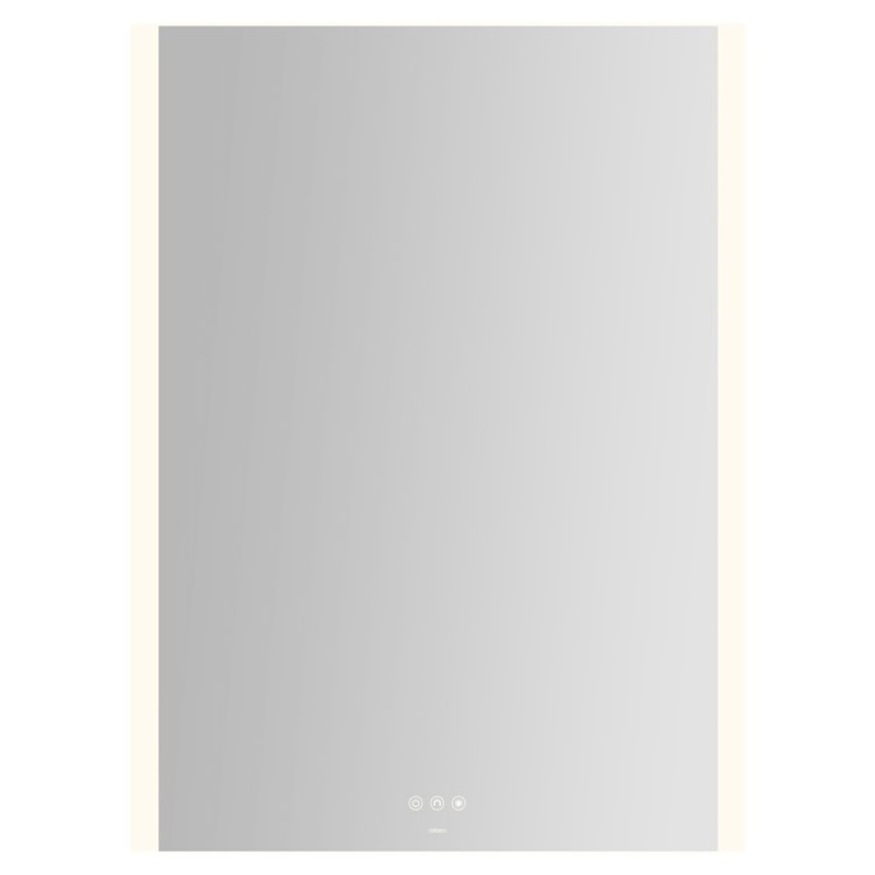 Bathroom Mirror Instinct with Vertical Edge Lighting Rectangular 30 x 40 Inch Wall Mount