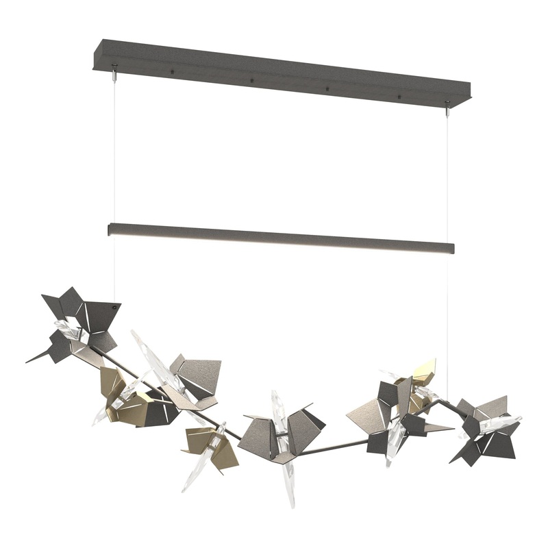 Belladonna LED Pendant Natural Iron Soft Gold
