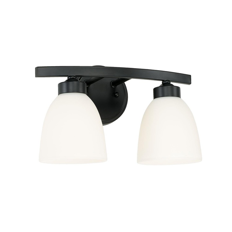 Capital Lighting 114321MB-333 Jameson 2 Light Vanity Matte Black