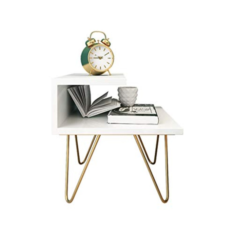 Comodini Comodino in Legno Tavolo Nordic Creativo in Ferro battuto Ins Vento Governo di immagazzinaggio Camera Semplice Divano Moderno Tavolino Comodini Camera