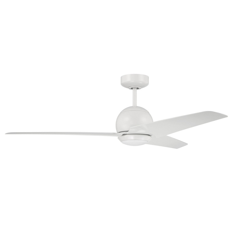 Craftmade NTE52W3 Nate 52″Ceiling Fan White