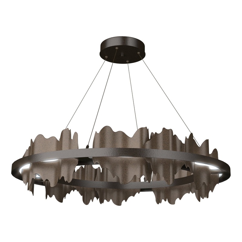 Hildene Circular LED Pendant Oil Rubbed Bronze Bronze