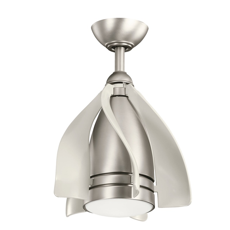 Kichler 300230NI 15″ Ceiling Fan, Brushed Nickel
