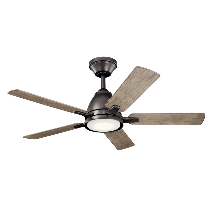 Kichler 330090AVI 44″ Ceiling Fan, Anvil Iron