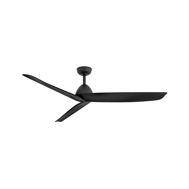 60″Ceiling Fan from the Liv Collection in Matte Black Finish by Hinkley