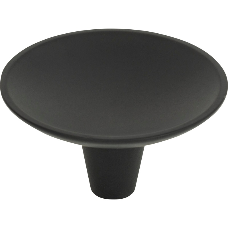 Atlas Homewares Dap Round Knob 2 Inch Matte Black