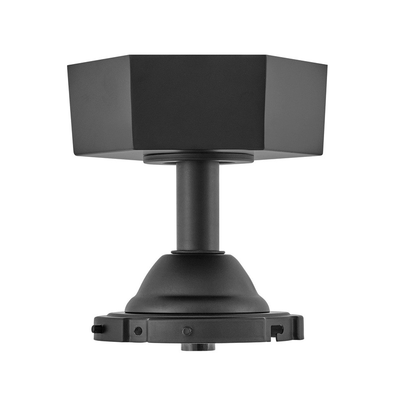 Downrod Kit from the Facet Collection in Matte Black Finish by Hinkley