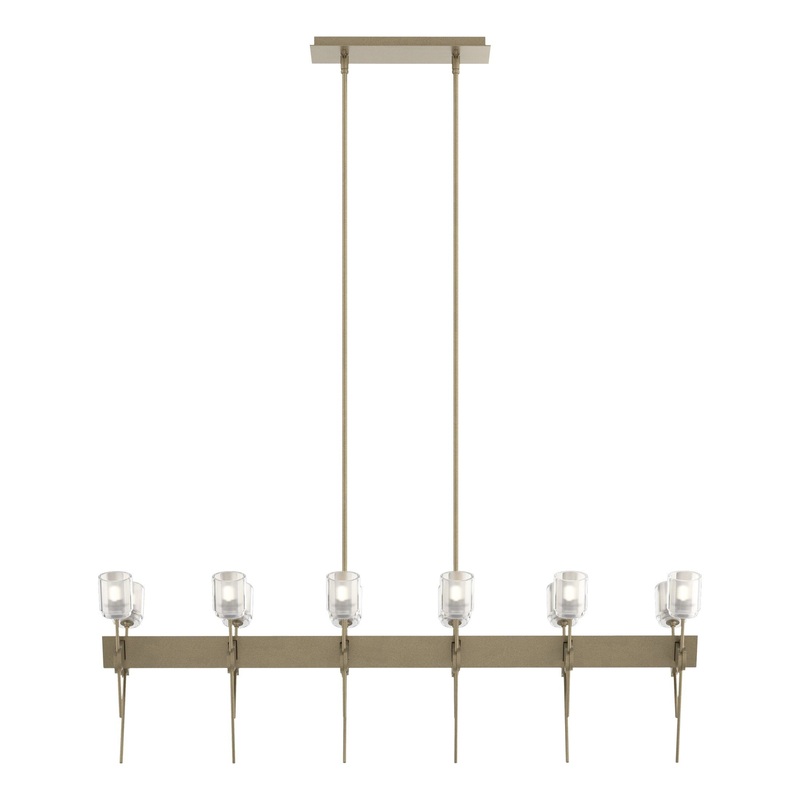 Echo 12-Light Linear Pendant Soft Gold
