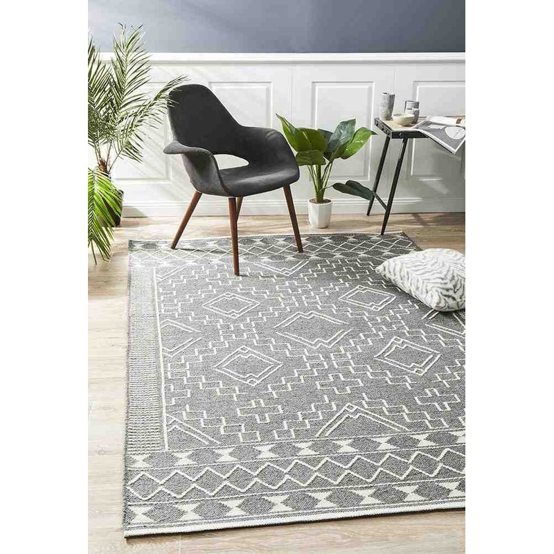 Hudson 802 Grey by Rug Culture – 280X190CM – RECTANGLE