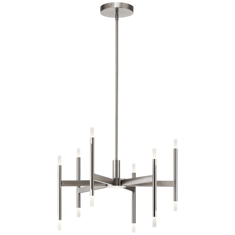 Kichler 84175 LED Chandelier, Brushed Nickel