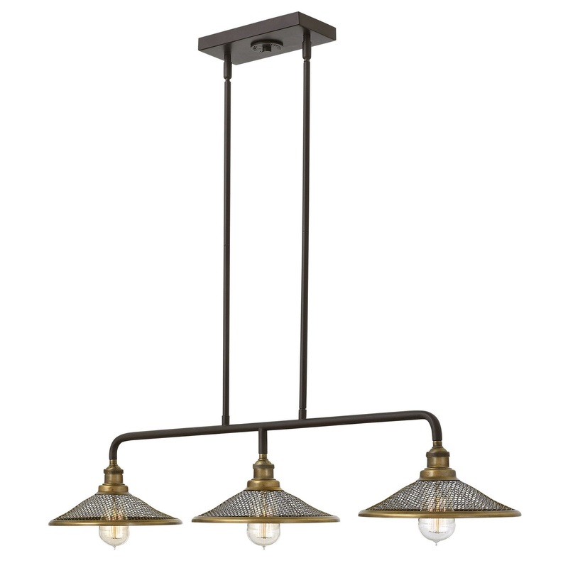 LED Linear Chandelier from the Rigby Collection in Buckeye Bronze Finish by Hinkley
