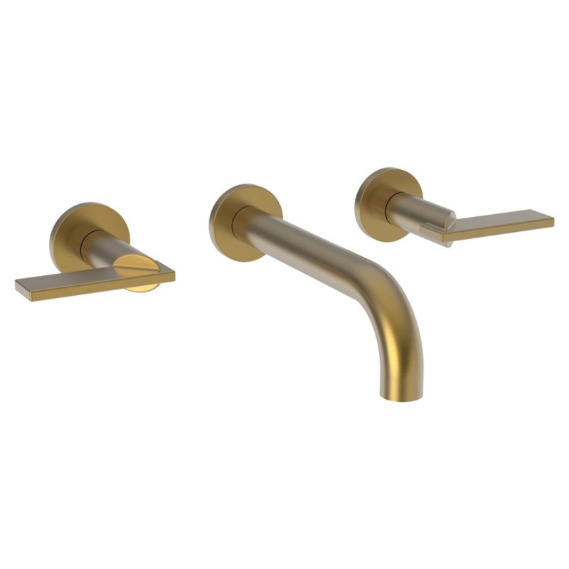 Priya Two Handle Wall-Mount Bathroom Faucet – Satin Bronze PVD
