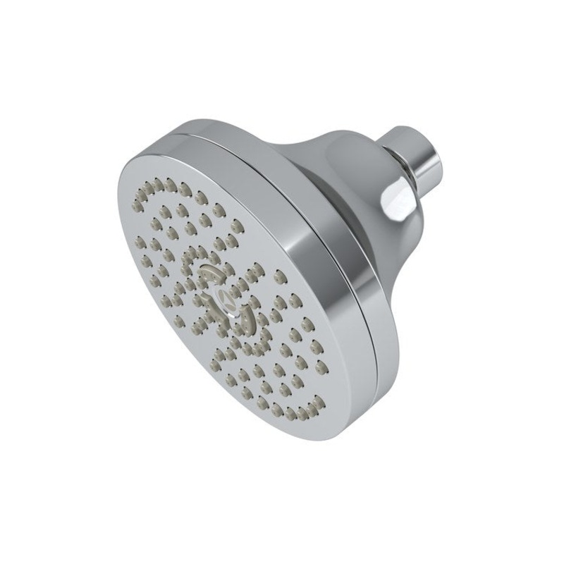 Showerhead HydroMersion Technology 1 Functions Polished Chrome 4 Inch 2.0 Gallons per Minute Round